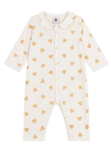 Petit Bateau Dors Bien Sans Pieds - Milk/Dore