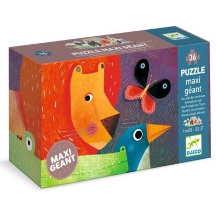 Djeco Grote Puzzel - Animal parade - 36 pcs