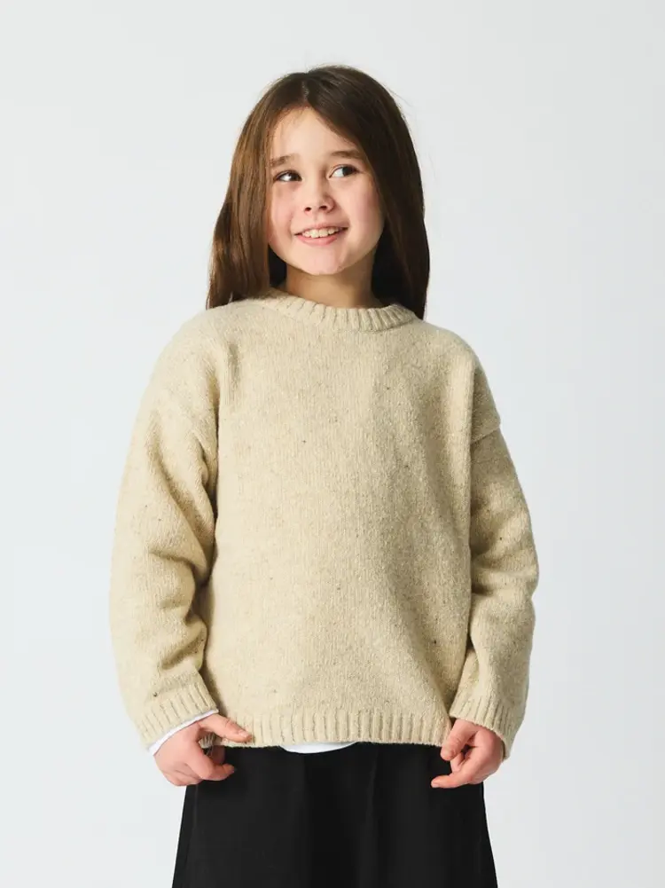 Bruno Bruno Nation Jude Sweater - Antique White Melange