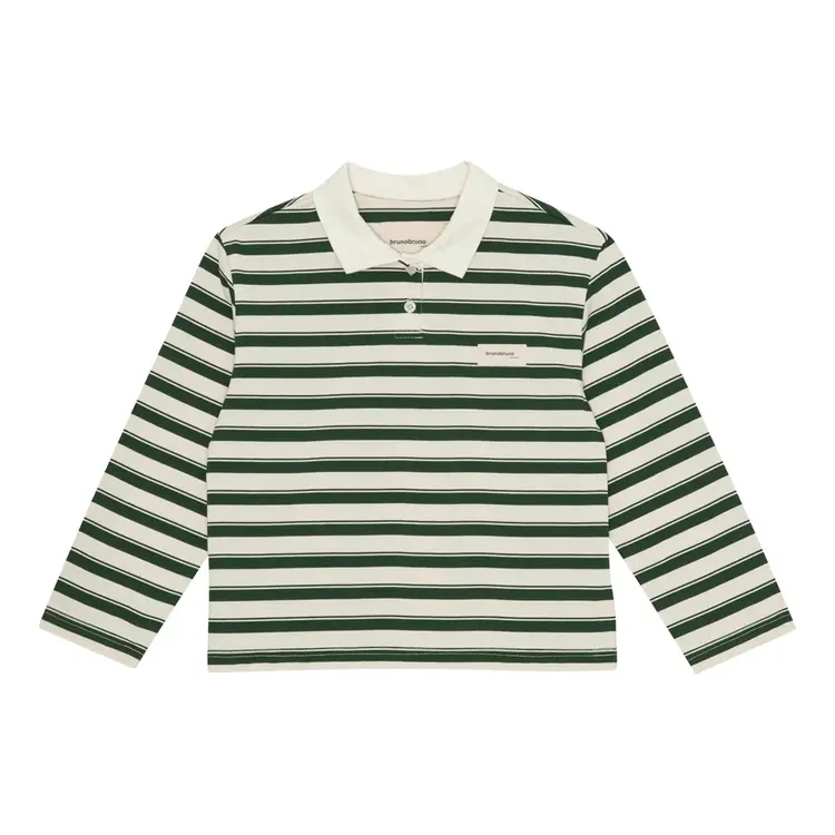Bruno Bruno Nation Kai Polo T-shirt - Myrtle Jersey Stripe