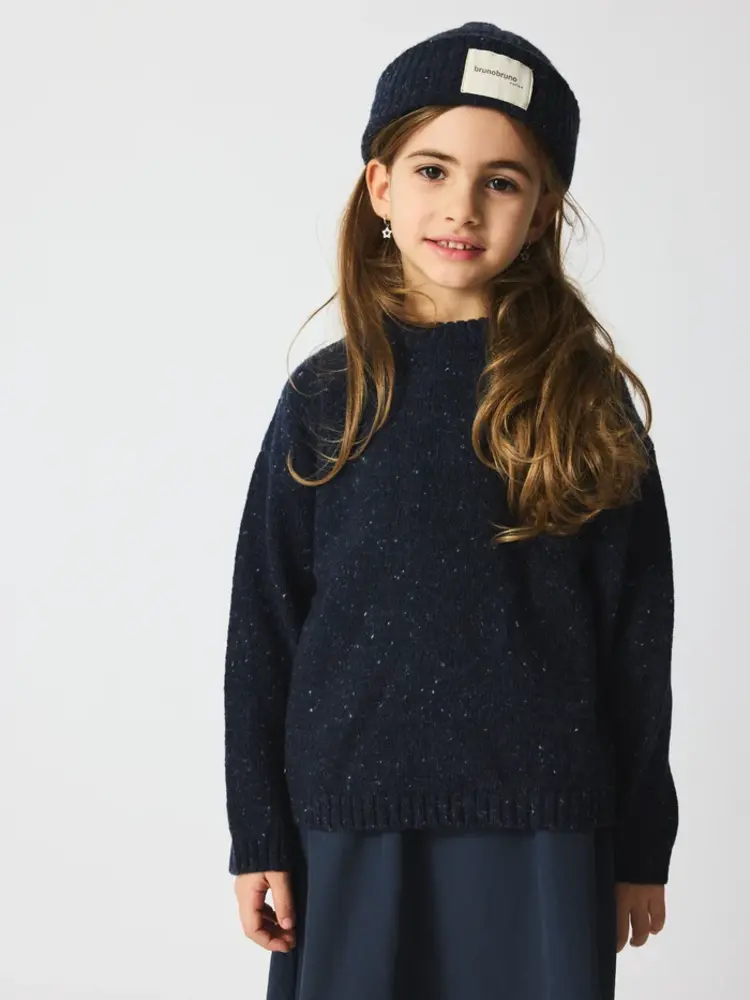Bruno Bruno Nation Robert Fisherman Beanie - Mood Indigo Blue