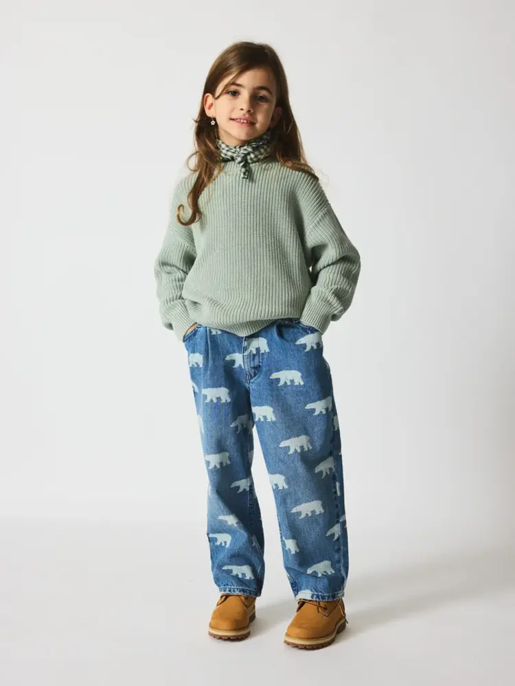 Bruno Bruno Nation Sienna Sweater - Aqua Gray