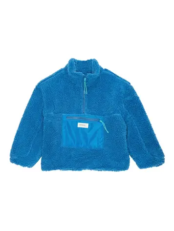 Bruno Bruno Nation Yejun Teddy Jacket - Pacific Coast Blue