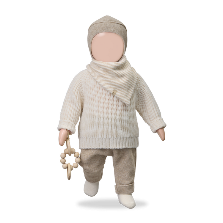1+ in the family Albi Beanie & Mittens - Beige