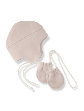 1+ in the family Albi Beanie & Mittens - Nude