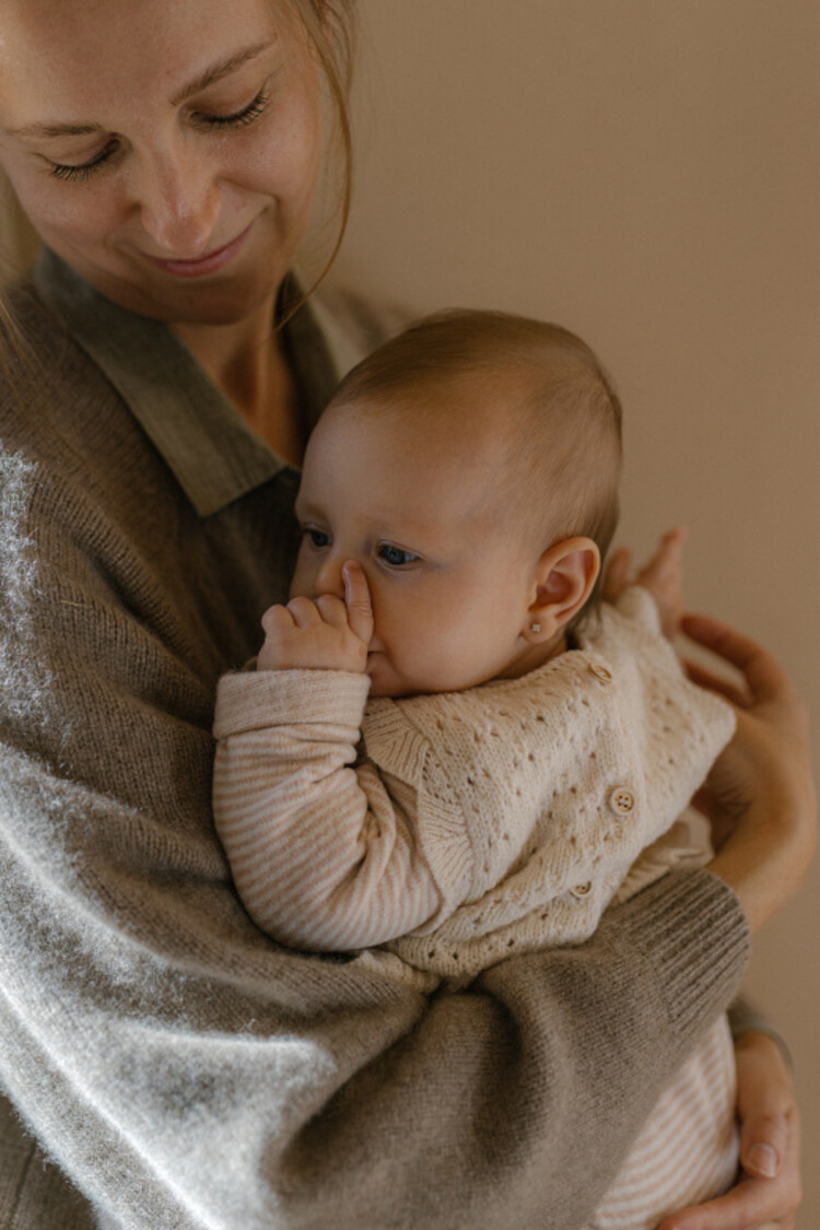 1+ in the family Metz Jumpsuit w/Feet - Nude