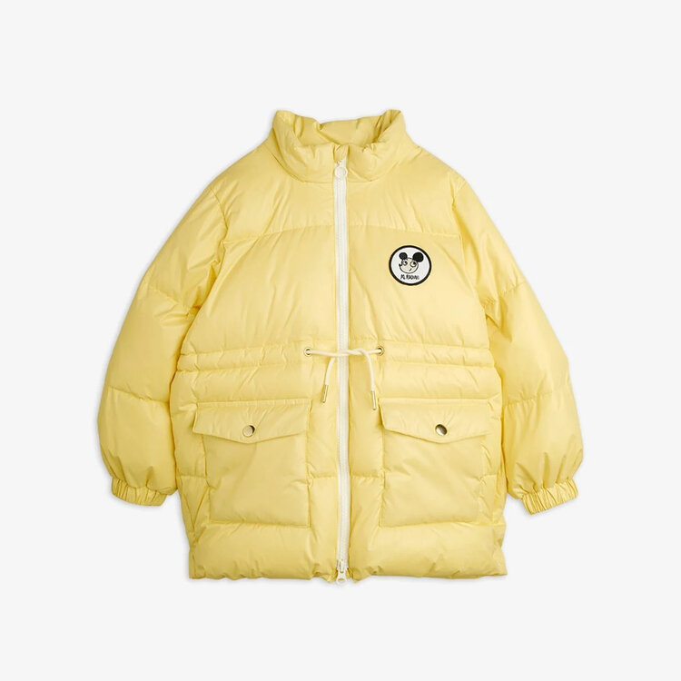 Mini Rodini Ritzratz Patch Heavy Puffer - Yellow