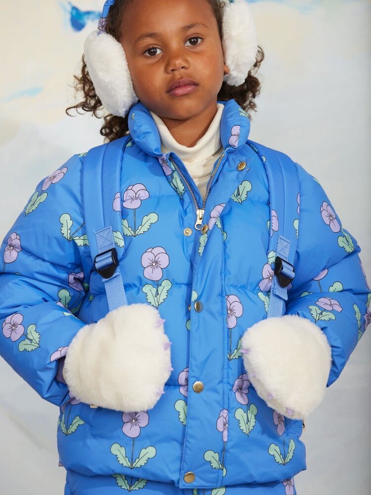 Mini Rodini Violas AOP Citypuffer - Blue