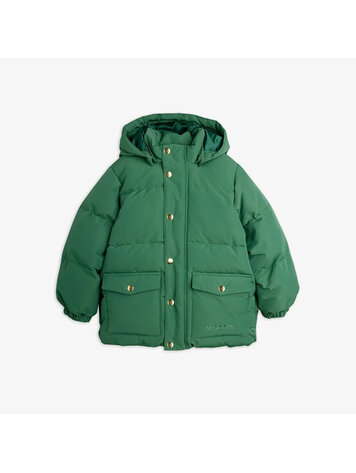 Mini Rodini Solid Heavy Puffer - Green