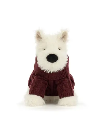 Jellycat Munro Scottie Dog Winter Jumper Outfit