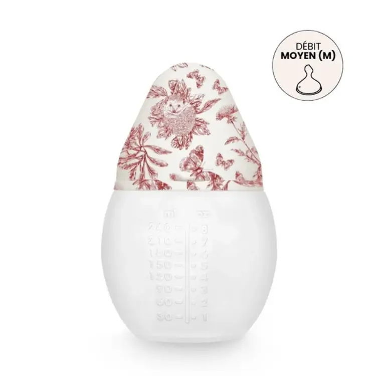 Elhée Voedingsfles Tartine et Chocolate Pink -  240ml