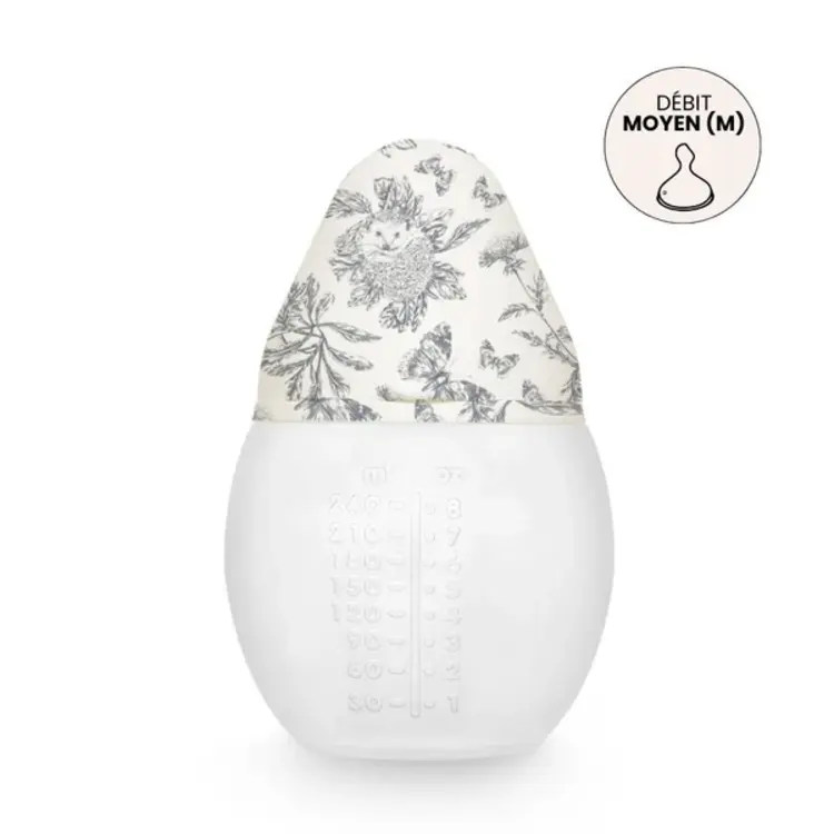 Elhée Baby Bottle Tartine et Chocolate Grey -  240ml