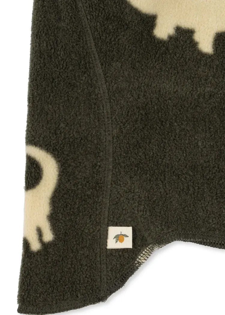 Konges Sløjd Tavi Fleece Balaclava - Dino Silohouette