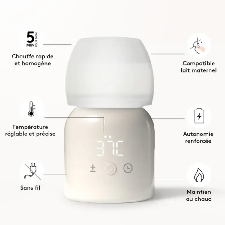 Elhée Draagbare Flesverwarmer Nomade Toogo 2.0