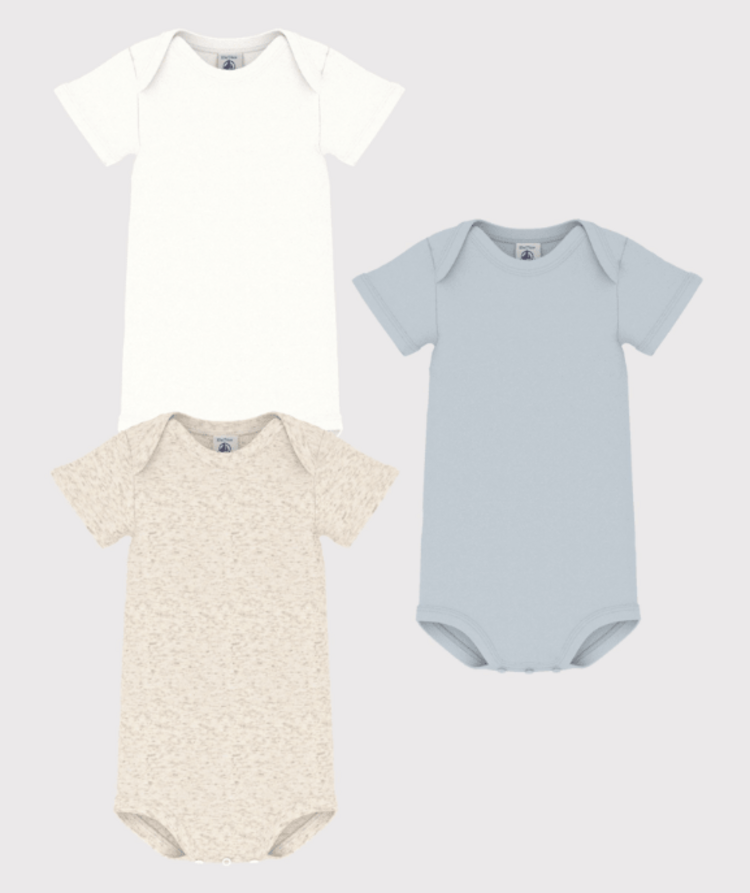 Petit Bateau 3 Bodies US MC