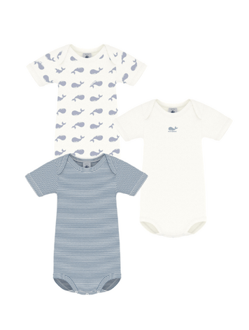 Petit Bateau 3 Bodies US MC