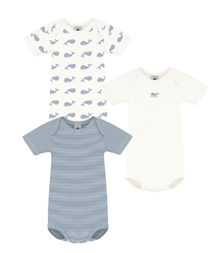 Petit Bateau 3 Bodies US MC