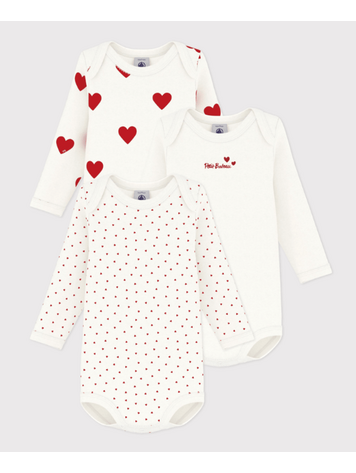 Petit Bateau 3 Bodies Us ML