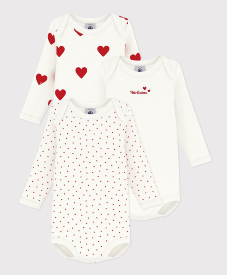 Petit Bateau 3 Bodies Us ML