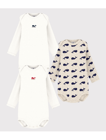 Petit Bateau 3 Bodies Us ML