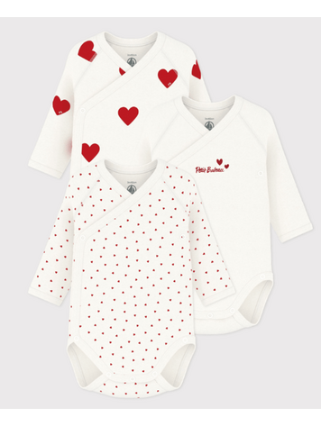 Petit Bateau 3 Bodies Naiss ML