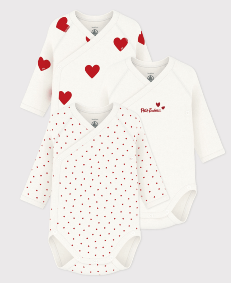 Petit Bateau 3 Bodies Naiss ML