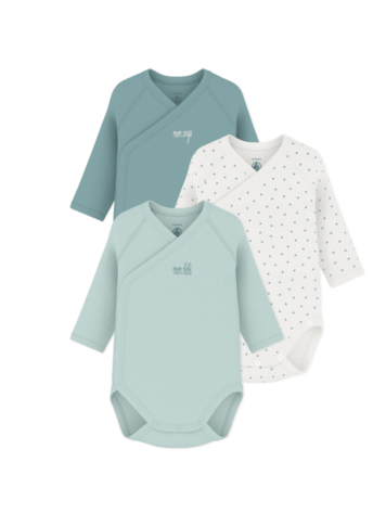 Petit Bateau 3 Bodies NAISS ML