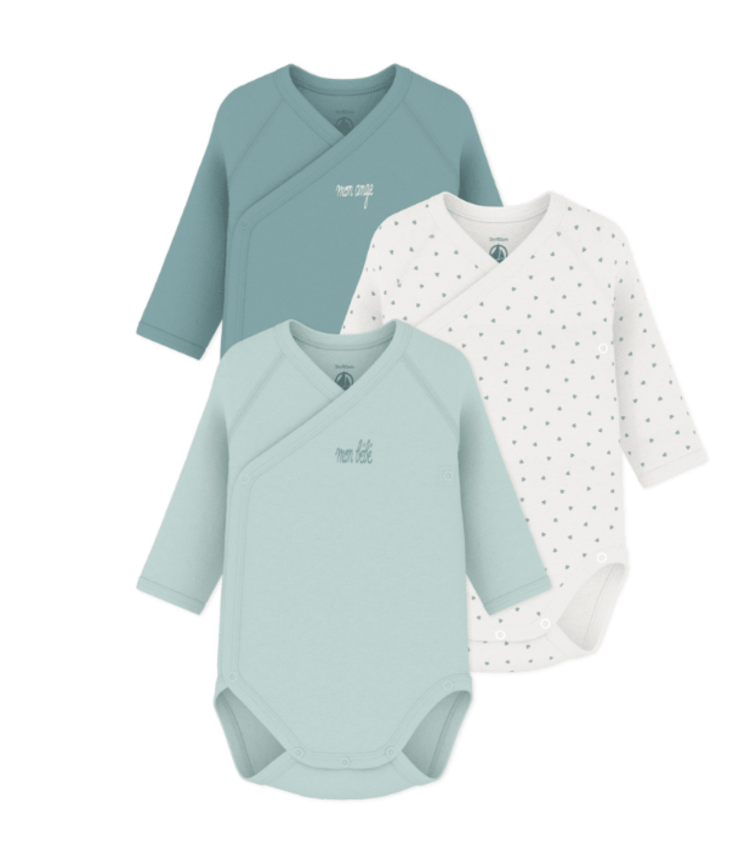 Petit Bateau 3 Bodies NAISS ML