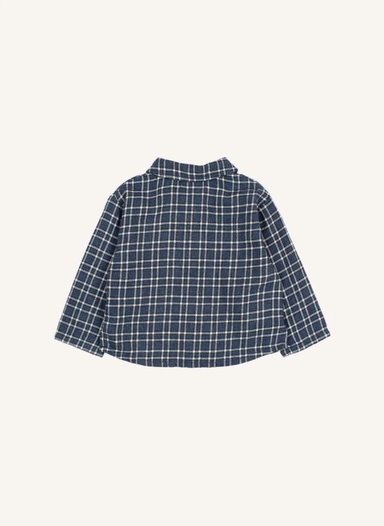 Buho Tartan Shirt - Navy