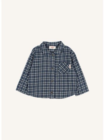 Buho Tartan Shirt - Navy
