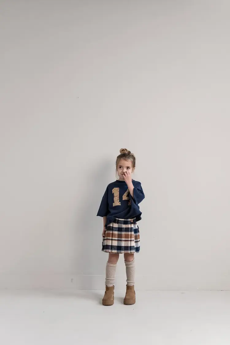 Jenest Bess Skort - Off White/Blue