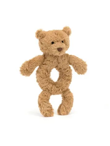 Jellycat Bartholomew Bear Ring Rattle