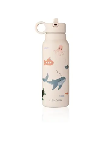 Liewood Falk Drinkfles 350 ml - Sea Creature / Sandy