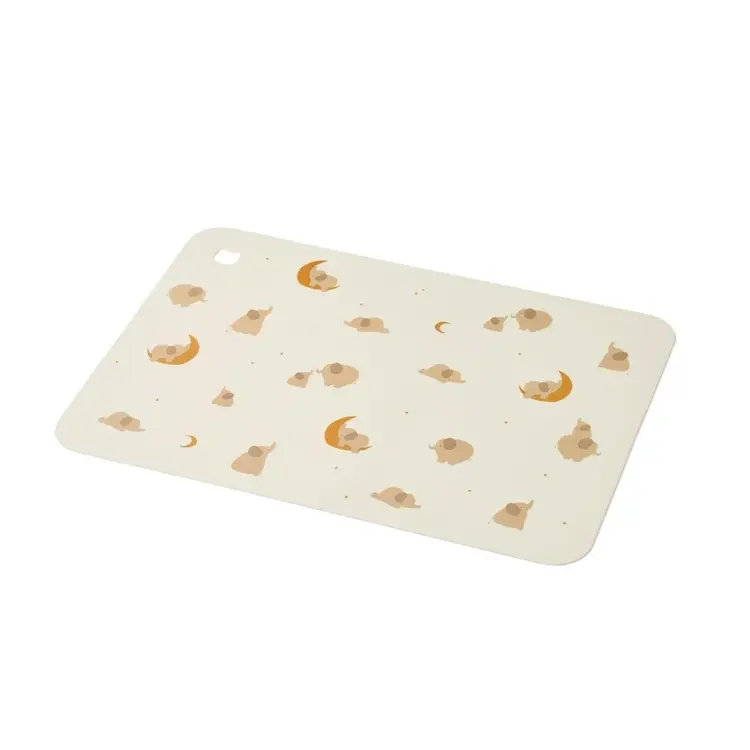 Liewood Jude Placemat - Elephant/Creme de la Creme