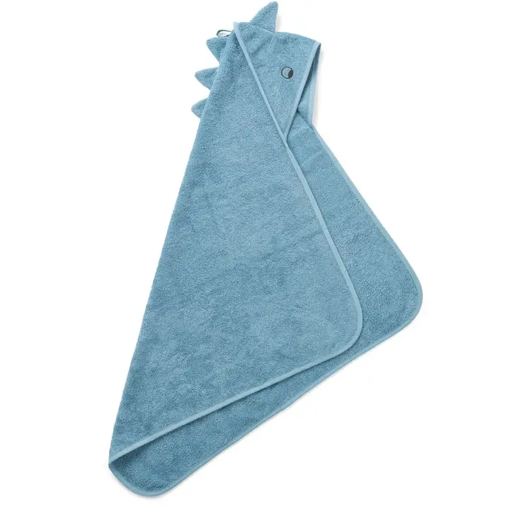 Liewood Albert Dino Badcape - Beach Blue