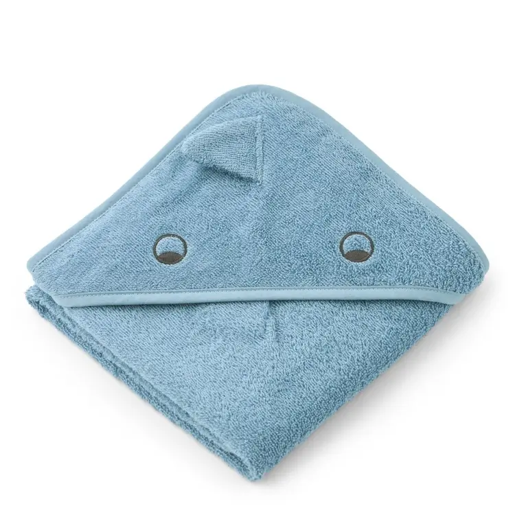 Liewood Albert Dino Badcape - Beach Blue