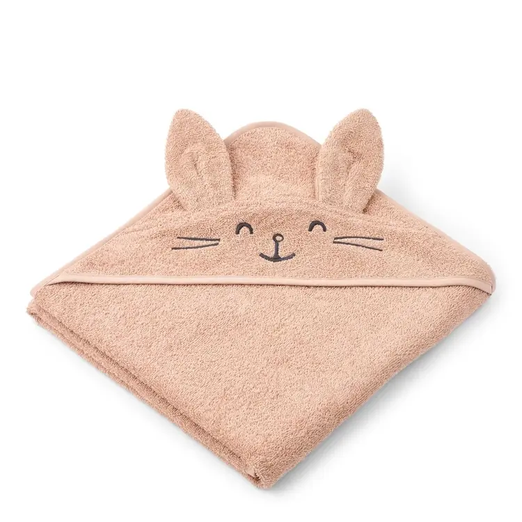 Liewood Augusta Rabbit Hooded Towel - Pale Tuscany