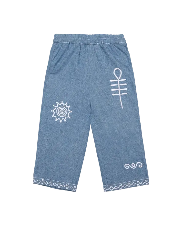 Sissel Edelbo Oda Mini Pants - Denim Leftover