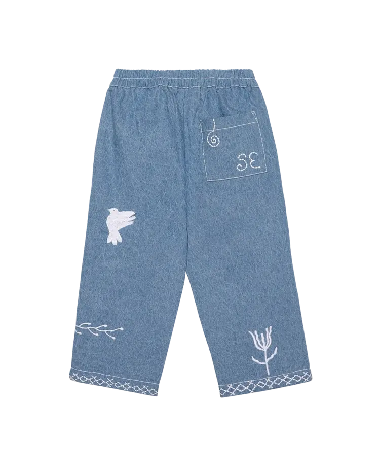 Sissel Edelbo Oda Mini Pants - Denim Leftover