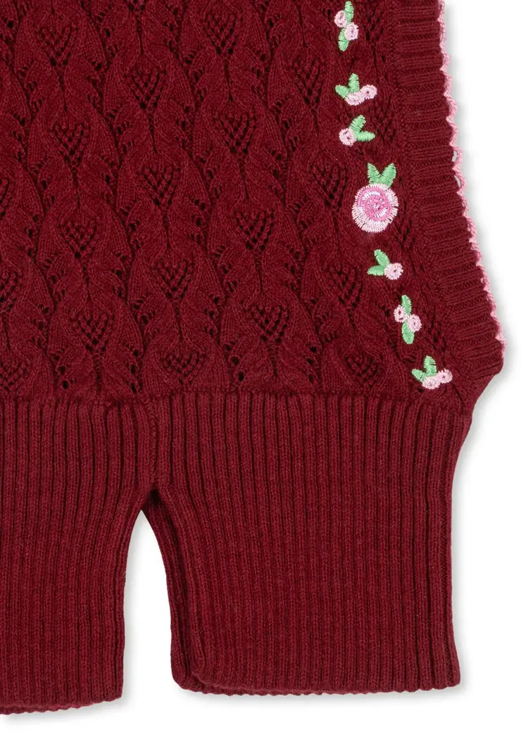 Konges Sløjd Rosier Balaclava - Pomegranate