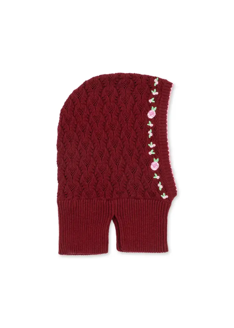 Konges Sløjd Rosier Balaclava - Pomegranate