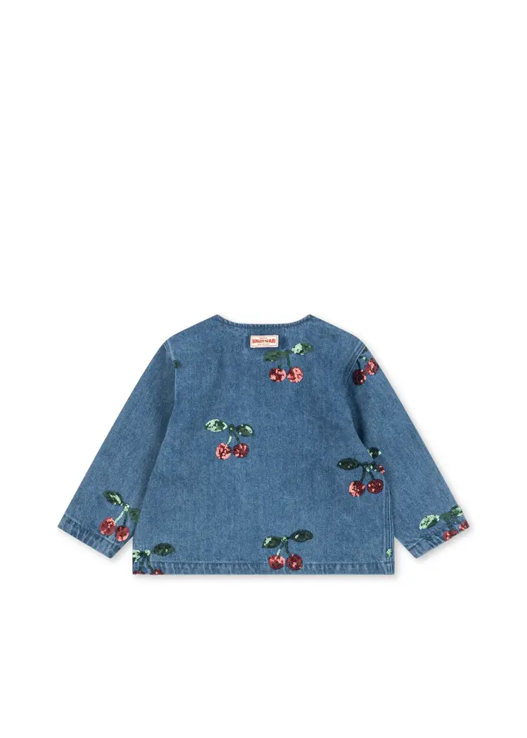 Konges Sløjd Magot Sequin Denim Shirt - Cherry