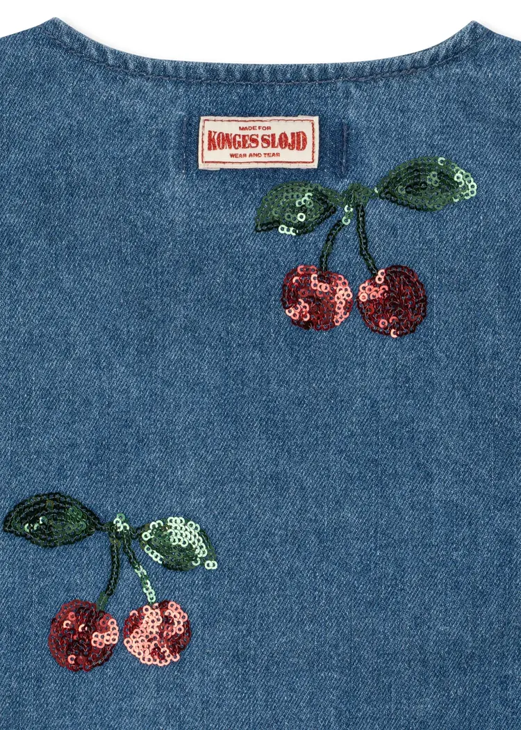 Konges Sløjd Magot Sequin Denim Shirt - Cherry