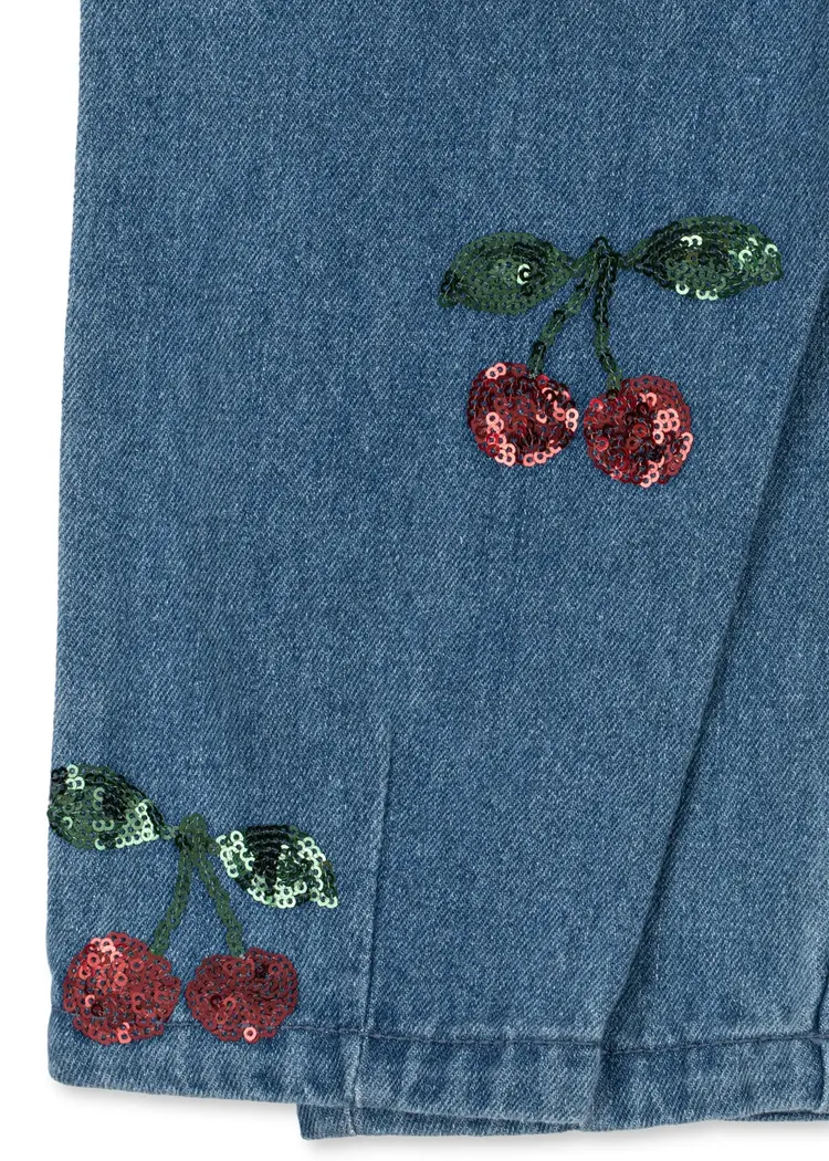 Konges Sløjd Magot Frill Pants - Cherry Sequin