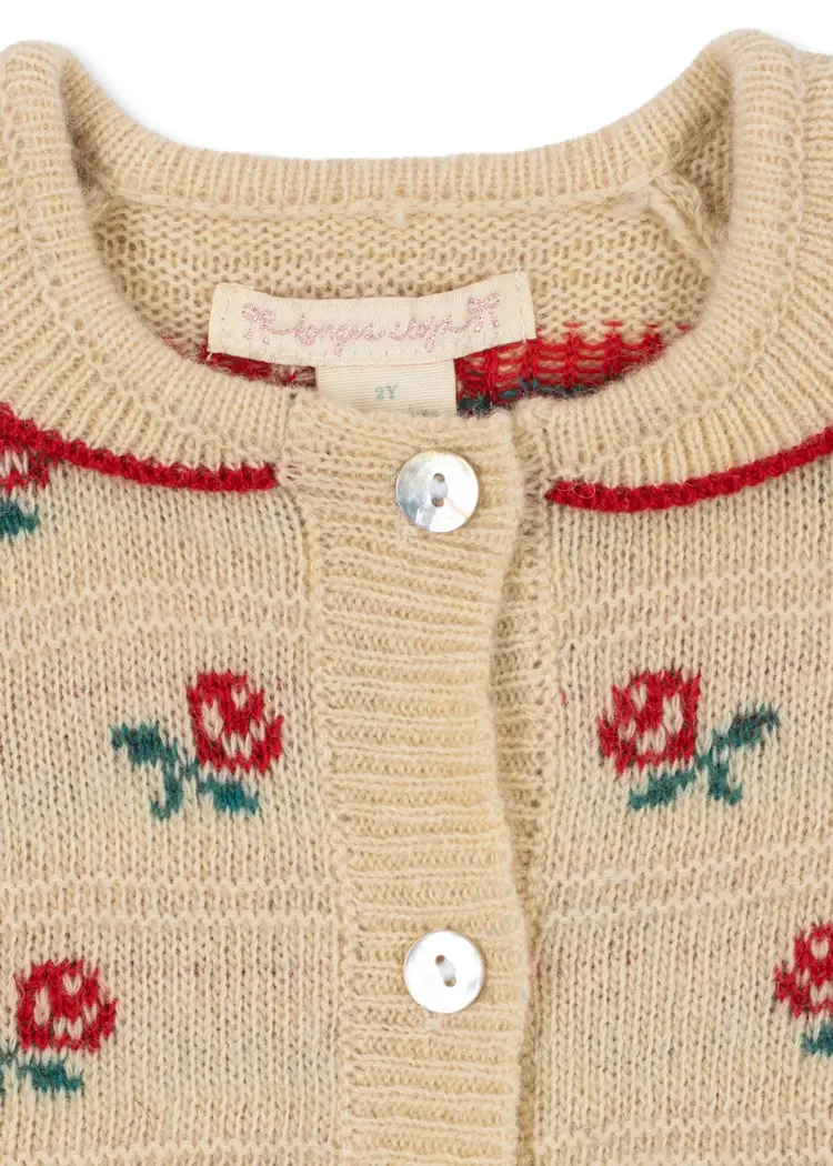 Konges Sløjd Belou Collar Cardigan - Rose