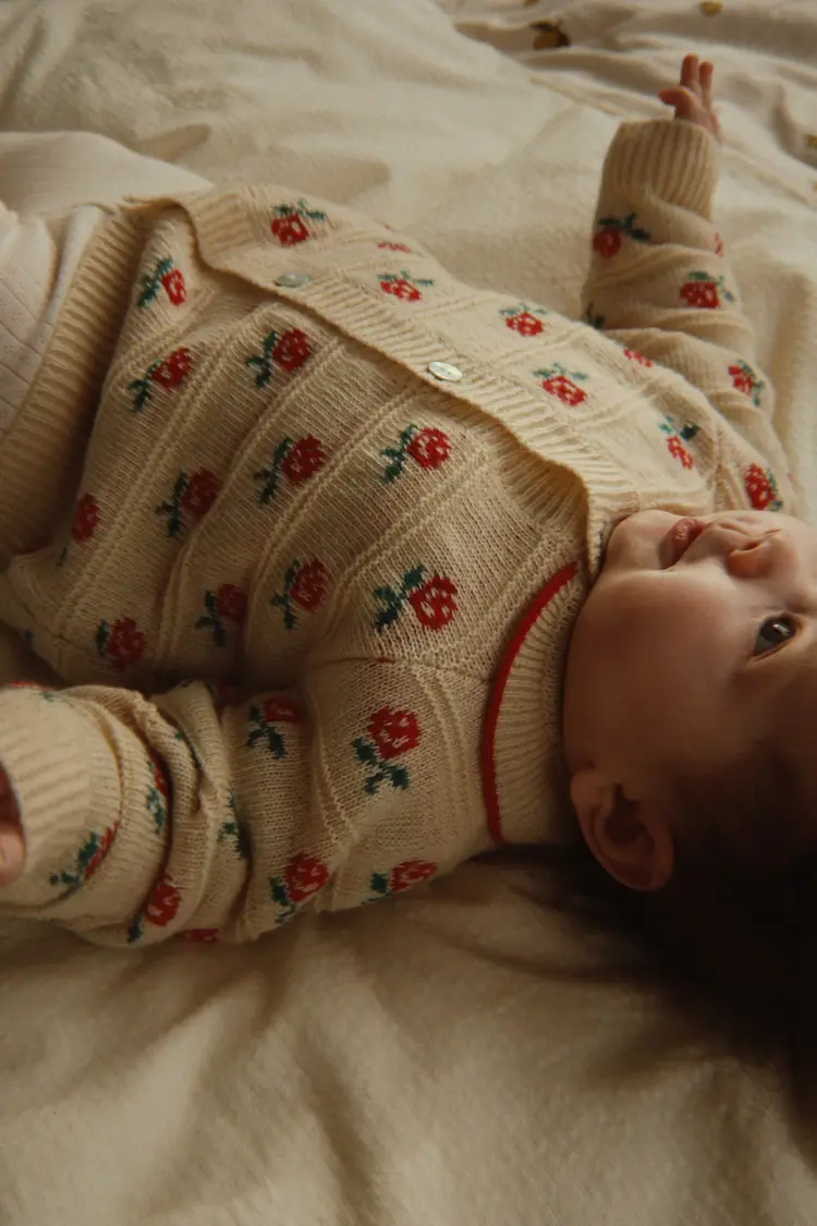 Konges Sløjd Belou Collar Cardigan - Rose