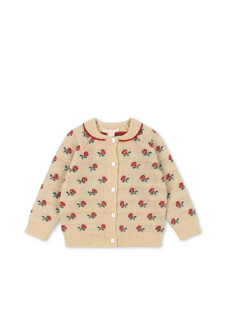 Konges Sløjd Belou Collar Cardigan - Rose