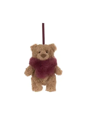 Jellycat Bartholomew Bear Winter Warmer Decoration