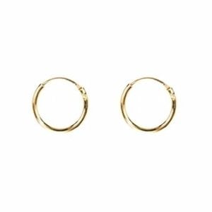 Oh So HIP Mini oorringen gold plated 8 mm