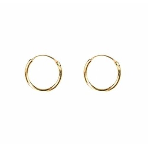 Oh So HIP Oorringen gold plated 10 mm